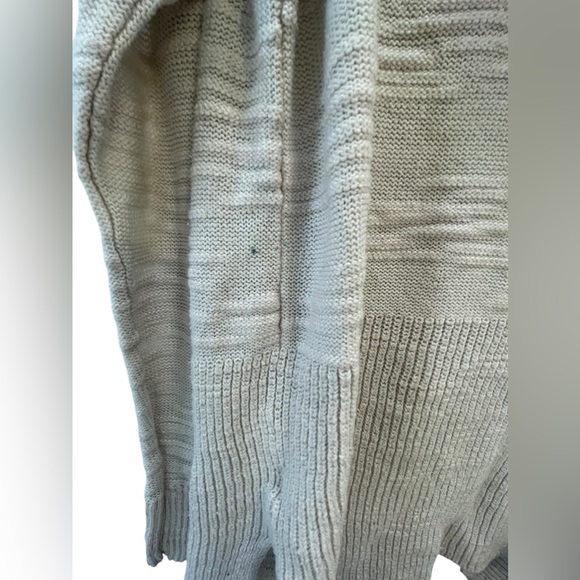 American Eagle Open Front Cardigan with hoodie in light beige size xs - Picture 8 of 10